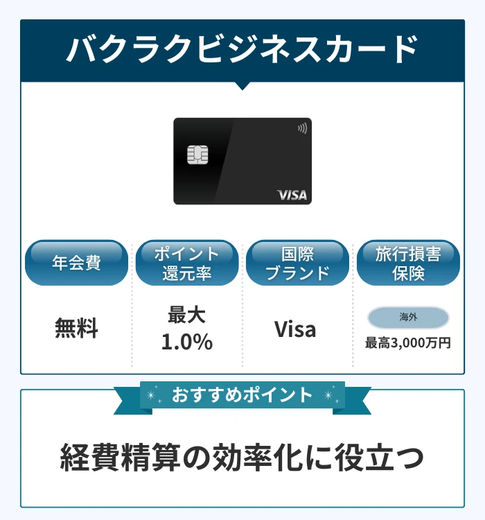 バクラクビジネスカード