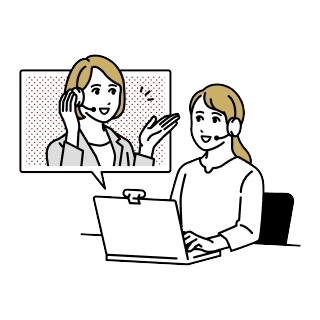 WEBシステムを使ったオンライン形式、集合型の研修のどちらかで開催可能。医療法人・地方企業、全国の企業で開催可能。