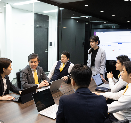 写真：議論している風景